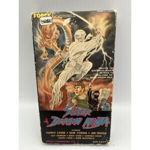 Very Rare Vhs Silver Dragon Ninja 1986 Rare Chronicles Vol. 2 - Force 10 Enter